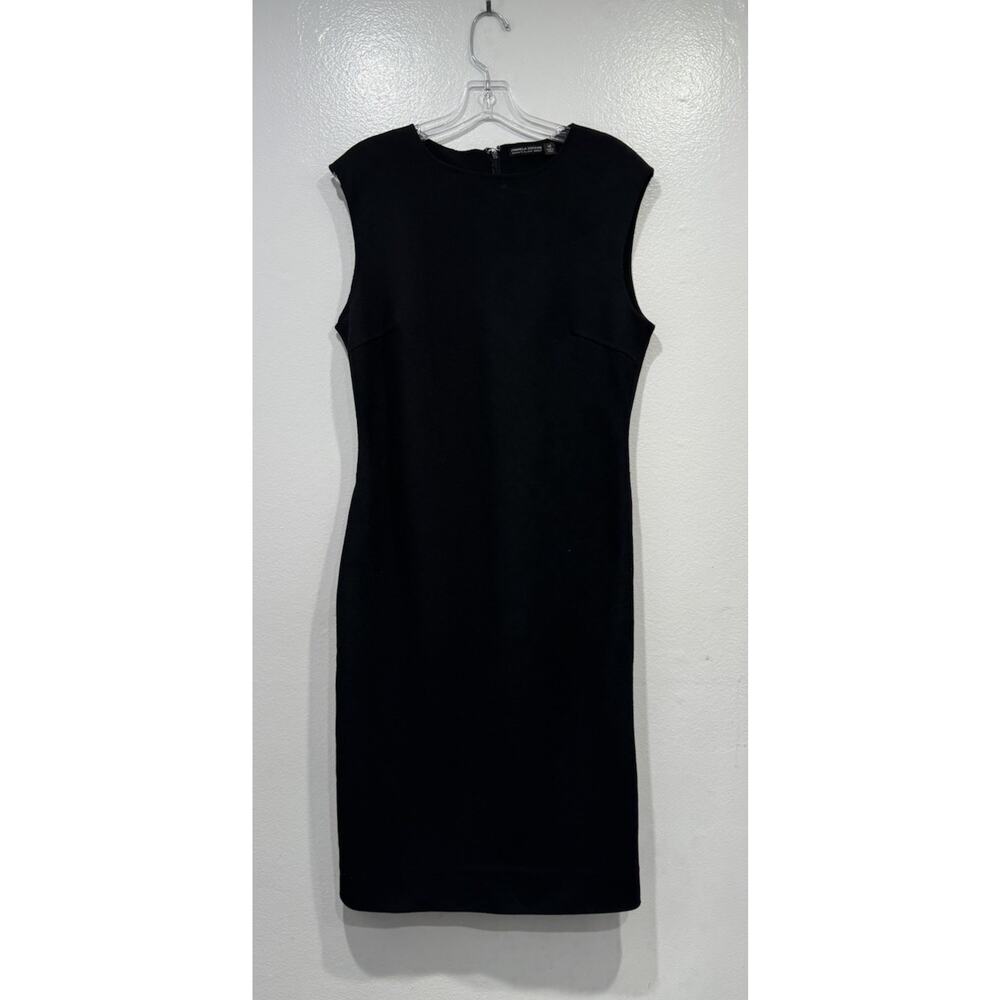 Pamela Dennis Private Client Group Black Dress Womens Size 14 Wool Blend Classy‎